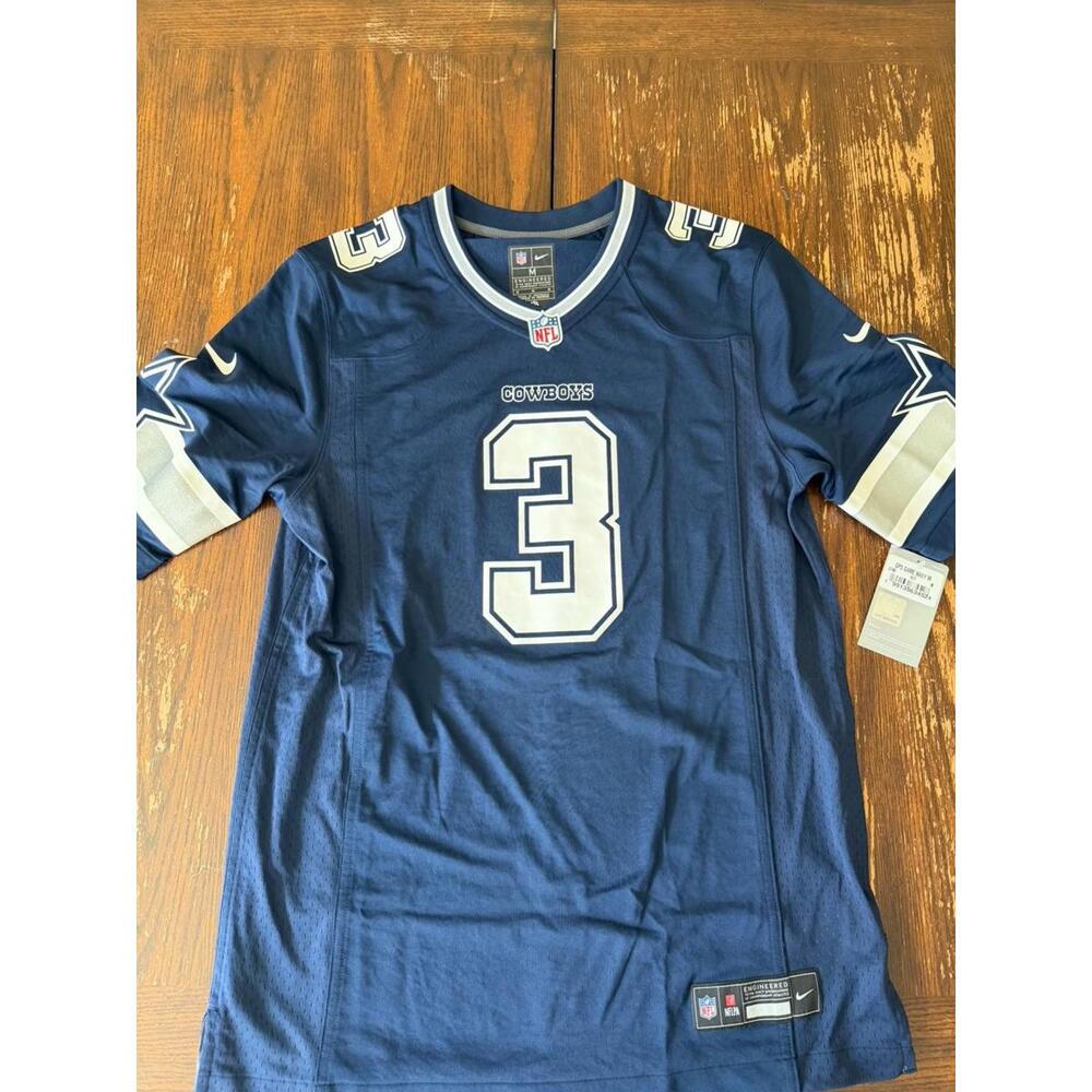 Nike George Pickens Navy Dallas Cowboys Game Jersey - Size M NEW